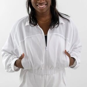 Year of Ours Yos Windbreaker Cropped Jacket